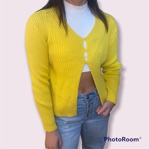 Collette Mordo Yellow Sweater